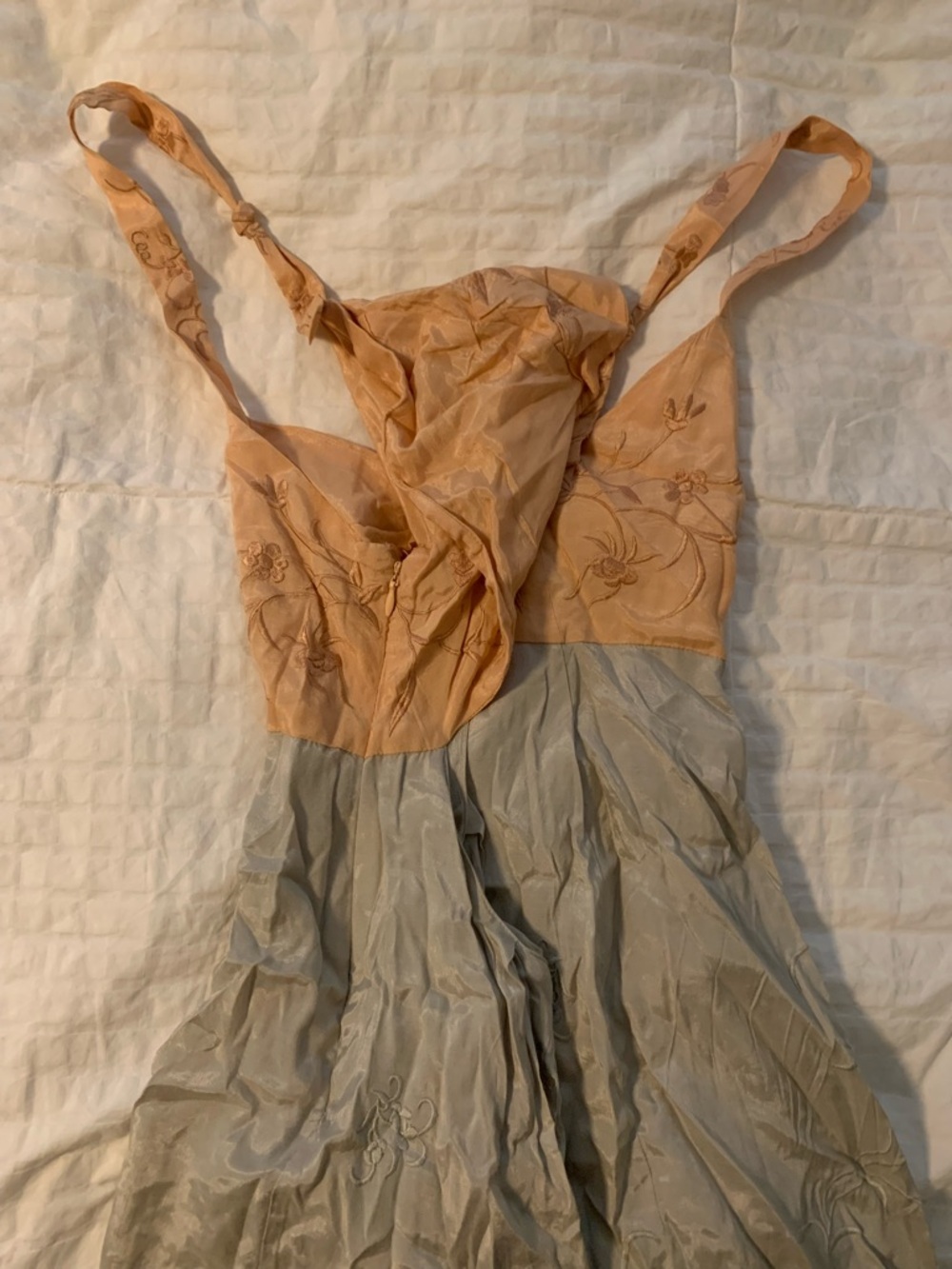 Free People Love Me Not Satin Fringe Midi Dress - Picture 5 of 7